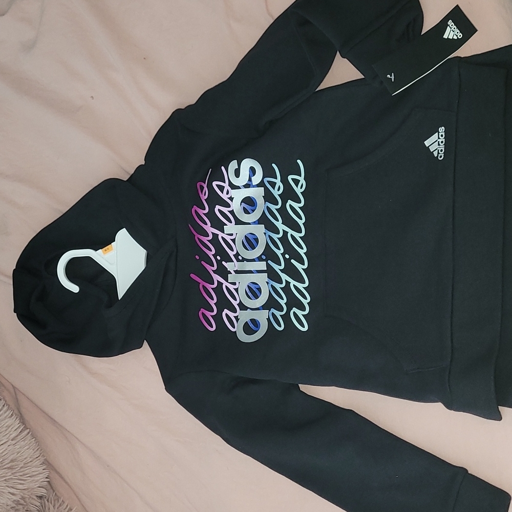Adidas Girl's Hoodie - 6X NWT